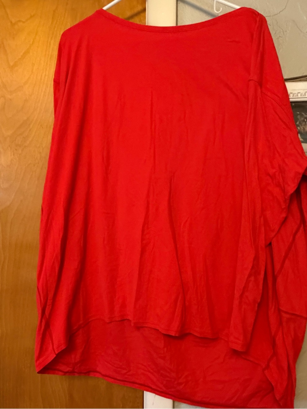 Lululemon Red Women's Long-Sleeve Boatneck Top